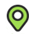 Green pin icon for a map Raft Masters Colorado